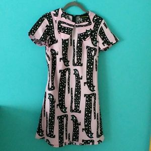 NWOT Nooworks long cat dress